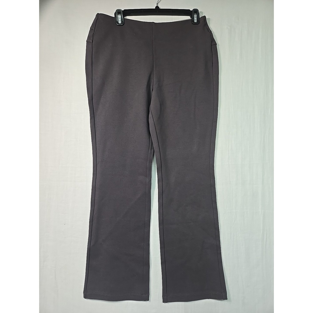 NWT SOFT SURROUNDINGS Perfect Ponte Bootcut Pull-On Pants Women Petite M Purple